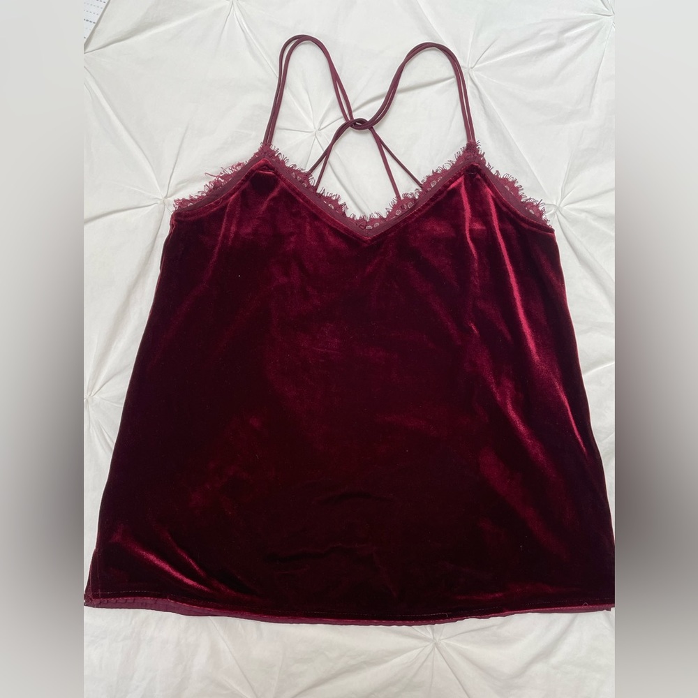 Abercrombie & Fitch Velvet Camisole, Size M